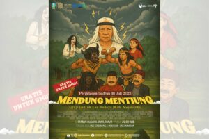 Ludruk Eka Budaya Mojokerto Tampil di Panggung Cak Durasim Membawakan Lakon “Mendhung Mentiung”